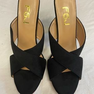 Sexy Easy Walk High Heel Mules